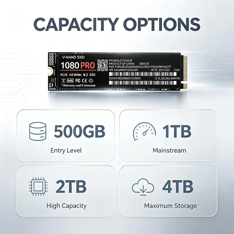 SSD รุ่น 1080PRO แท้ M.2 NVMe  - M.2 Nvme 4Tb Pcie 4.0 Ssd บทวิจารณ์และราคา