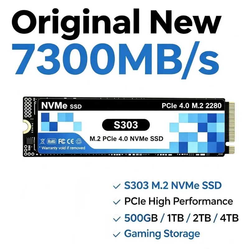 S303 M.2 NVMe SSD ภายใน ความจุ - M.2 Nvme 4Tb Pcie 4.0 Ssd บทวิจารณ์และราคา