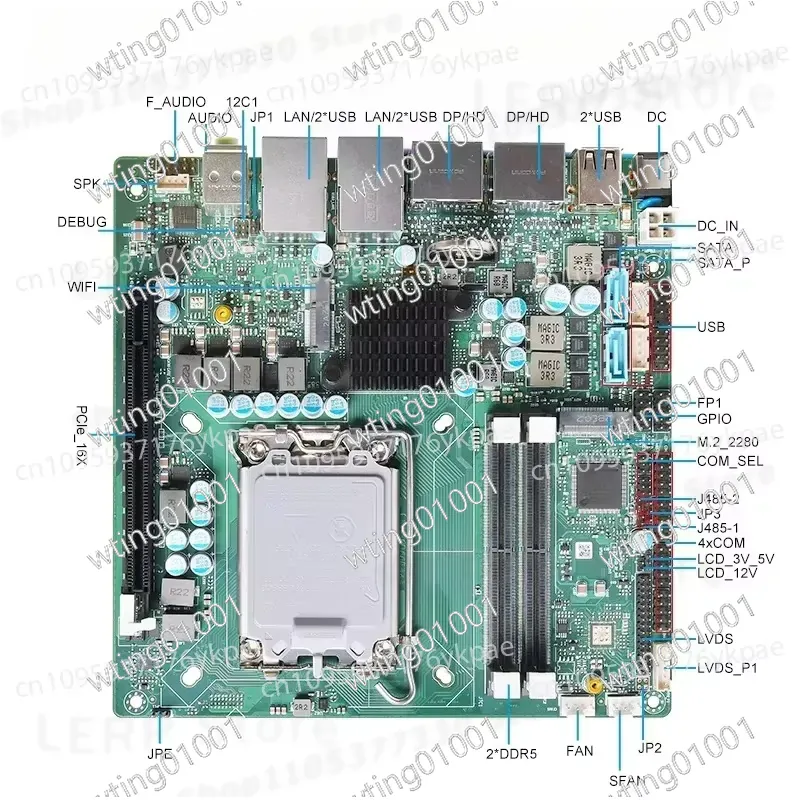 เมนบอร์ด Mini ITX รุ่นที่ 13 ส - Lga 1700 Ddr5 Itx Motherboard บทวิจารณ์และราคา