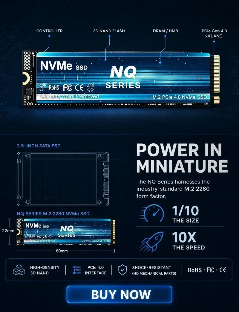 NQ 2TB 4TB PCIe 4.0 NVMe M.2 S - M.2 Nvme 4Tb Pcie 4.0 Ssd บทวิจารณ์และราคา